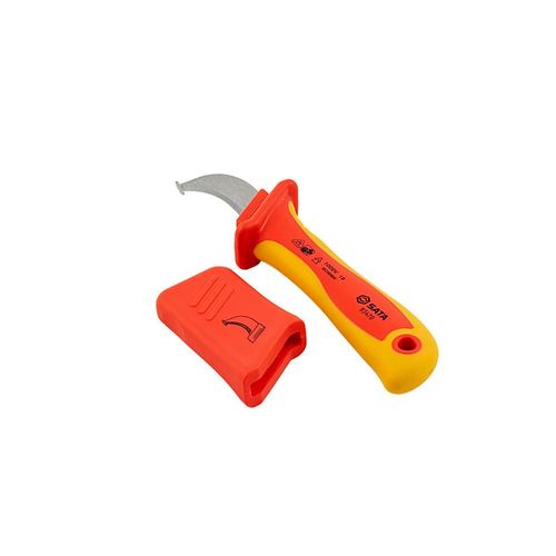 Faca Curva Desencapar Cabos VDE SATA ST93470SC