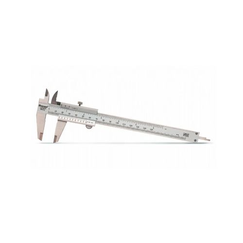 Paquímetro com nônio ajuste fino 125MEAW 0 a 130mm/5'' 0,02mm 0,001'' inox fosco STARRETT 125MEAW-5/130