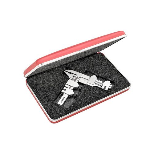 Paquímetro para dentes de engrenagens vernier 0 a 25mm 0,02mm módulo 1,25-12 STARRETT 456MAZ