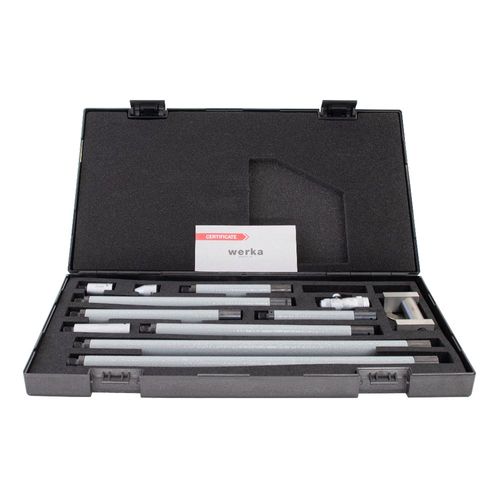 Conjunto de micrômetro interno 50-1500mm resolução 0.01mm norma Enterprise Werka 3110-1500