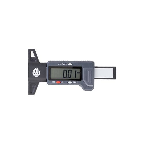 Paquímetro digital para sulcos de pneus 0-25mm/0-1'' Resolução 0.01mm/0.00005'' base 60mm Werka 211-8937