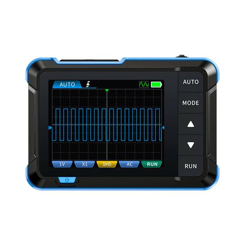 Osciloscópio digital mini 1MHz 5MSa/s Gerador DDS 0 a 10KHz LCD 2,8'' com Sonda de Alta Tensão Novotest.br NTOMGDDS+
